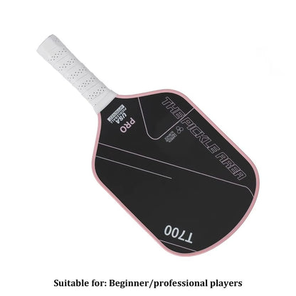 T700 Pickleball Paddle Carbon Fiber USAPA Approved Pickle Ball Paddle Lightweight Frosted Surface Professional Game Supplies